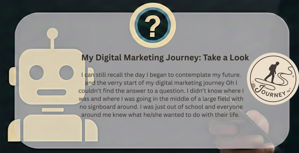 Digital marketing journey