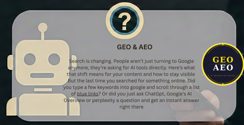 GEO AND AEO